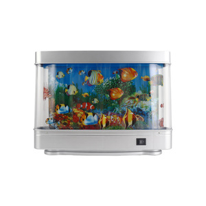 Lightahead Sang Trọng Hình Chữ Nhật Nhân Tạo Cá Nhiệt đới Aquarium Trang Trí Đèn Ảo Đại Dương Trong Chuyển Động Cho Không Gian Phòng Khách - Product Image 6