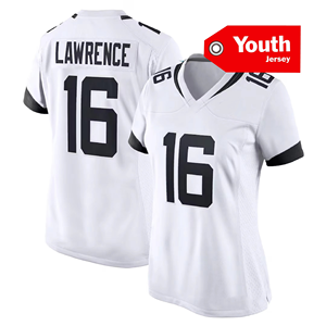 Jóvenes Florida Jerseys de fútbol americano de alta calidad Jacksonville Jerseys 12 Travis Hunter 16 Lawrence con logotipo - Product Image 4