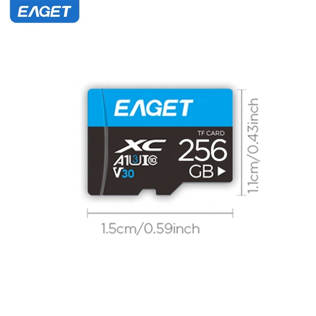 EAGET TFBL-2 Wholesale Carte Memoire Class 10U1/U3 Tarjeta Sd Card 8gb 16gb 32gb 64gb 128gb 256gb Custom LOGO Sd Tf Memory Cards