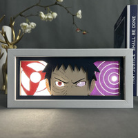 Caja de Luz 3D Personalizada Lista para FBA, Lámpara LED con 16 Colores Cambiantes y Control Remoto, Caja de Luz con Sombra para Decoración de Dormitorio, Hogar, Juego de Regalo