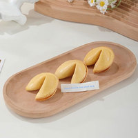 Vente de gros Cracker Sweet Cute Delicious Lucky Cookies Emballage individuel Biscuits de fortune avec texte Biscuits de Noël