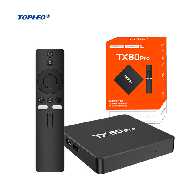 Topleo Smart TV Box Android 16 Quad Core 4K Set Top Box Tx60 Pro