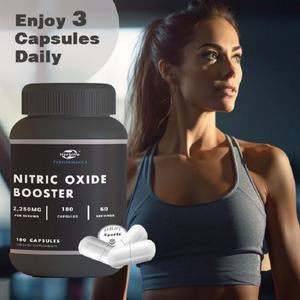 OEM Hot Sale- Customizable - Sports Supplement - Nitric Oxide Booster 2250mg, 180 Capsules - Gluten Free and Non-GMO - Product Image 6
