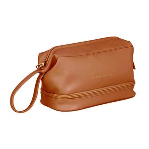 Borsa da donna portatile per il trucco comoda soluzione di conservazione per Set di articoli da toeletta e pennelli - Product Image 4