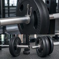 Klem Batang Barbell Siap Kirim, Penjepit Pegas Barbell, Klip Pegas Barbell, Kunci Pegas, Penjepit Pengaman Barbell Crossfit Angkat Berat