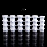 Bview Art 3ml * 6 Mini Art Réutilisable Vide Pots de Peinture Bandes de Peinture pour Peinture Acrylique