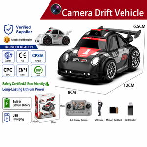 Voiture RC FPV miniature 2,4 GHz avec caméra HD, mode de suivi intelligent Wi-Fi, télécommande de bureau, véhicule de course, jouet d'intérieur, cadeau pour garçon - Product Image 5
