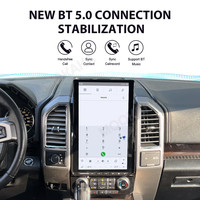Radio de Coche de 16.8 Pulgadas para Ford F150 2015-2020 Reproductor Multimedia Inalámbrico CarPlay Navegación GPS Monitor de Coche