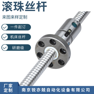 Rui Yijing Tr Tornillo de rosca trapezoidal Tr18x2 Tr18x4 Tr18x8 Tr20x2 Componente central de rodamiento de rosca fresada de acero - Product Image 2