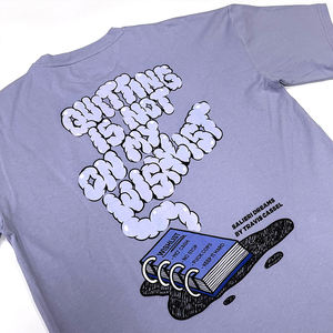 T-shirts personnalisés en coton Streetwear vierge de coupe Boxy T-shirt pour hommes T-shirt surdimensionné de poids lourd - Product Image 4