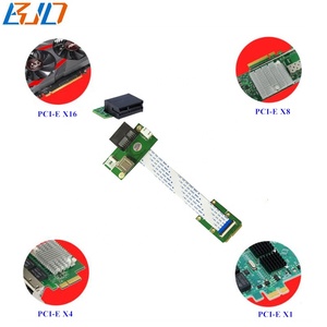 공장 도매 180 도 PCIe 어댑터 라이저 카드 + FPC 케이블에 미니 PCI-E MPCIe 인터페이스 - Product Image 4