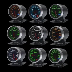 EPMAN 2 "52Mm Mobil Boost Meter Tekanan Minyak Suhu Air Tachometer RPM Volt Gauge Auto EXT EGT Meter EPXX700