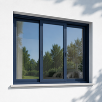 Ventanas y Puertas Abatibles de Aluminio con Vidrio Templado para Cocina y Hogar