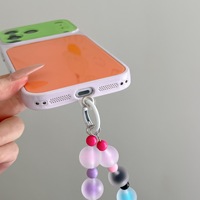 Coque de téléphone antichoc et antidérapante en verre brillant, fine et résistante, avec grande fenêtre, en TPU et PC, couleur bonbon, avec bracelet pour iPhone 17 17 Pro Max
