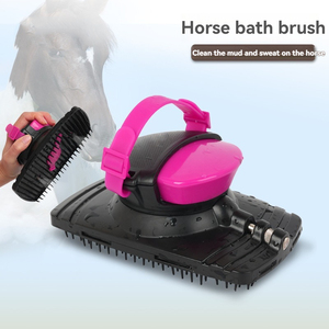 Horse Products Brosse de bain équestre Spray d'eau Massage <span class=keywords><strong>Spa</strong></span> Outil avec éperons pour prendre soin de l'hygiène de votre animal de compagnie - Product Image 3
