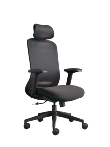 Fancy Guangdong Foshan Office Swivel Chair with Cross Legged Mesh Ergonomic Fabric Swivel High Medium Back Executive <strong>Computer</strong> - Product Image 2
