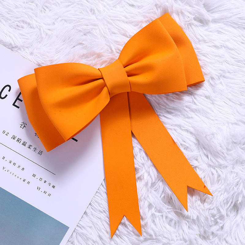 Eva โบว์โอเวอร์ไซส์-สีส้ม