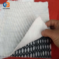 Filet de drainage composite en maille 3D haute compression pour le remblai des murs de soutènement et le drainage des sous-couches routières et ferroviaires