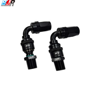 <span class=keywords><strong>Raccordi</strong></span> BJR Performance AN6 AN8 AN10 AN12 AN16 AN20 a 90 Gradi con Sgancio Rapido e Attacco Girevole per Tubi - Product Image 3