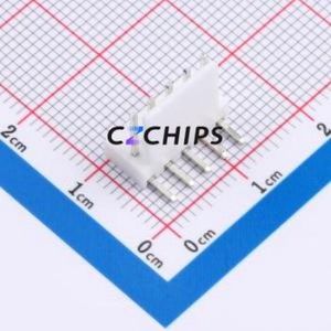 XD-2510-5AW Wire-to-Board Pin Header Bent Lead Through Hole,P=2.54mm Connector 1x5P 2.54mm Right Angle Insert 5P - Product Image 1