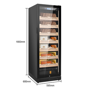 Multi-function 430l Cigar Humidor Cabinet Cedar Wood <b>Cooler</b> H168s Cigar Humidor Cabinet Cigar Display Cabinet Cigar Humidor - Product Image 5