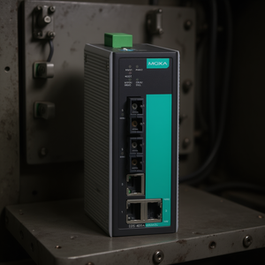 สวิตช์อีเธอร์เน็ตแบบติดตั้งบนราง DIN สำหรับอุตสาหกรรม Moxa EDS-405A-MM-SC-T แบบจัดการได้ 5 พอร์ต - Product Image 3