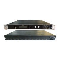 Codificador Modulador HD MI 4 8 12 16 20 24 H.264 con Entrada IP a DVB-C/T RF para Sistema CATV