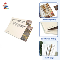 Usine OEM ODM, vente en gros, papier artistique, reliure parfaite, impression numérique, impression de catalogues, brochures, livrets, livres personnalisés
