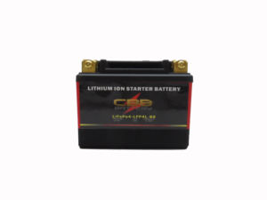 Baterai litium 140A CCA LFP4L-BS baterai sepeda motor (YB4L-B) - Product Image 2