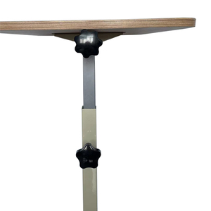 Table portative d'acier inoxydable d'<span class=keywords><strong>accessoires</strong></span> de <span class=keywords><strong>lit</strong></span> médical Durable de haute qualité pour la matière plastique de mobilité facile - Product Image 6