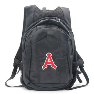 Large Black Waterproof Nylon Sports Backpack Bag with Custom Logo Promotional Product Type