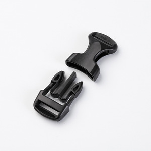 Boucle en nylon plastique 15 mm noire pour sangle de sac à dos extérieur - Product Image 2