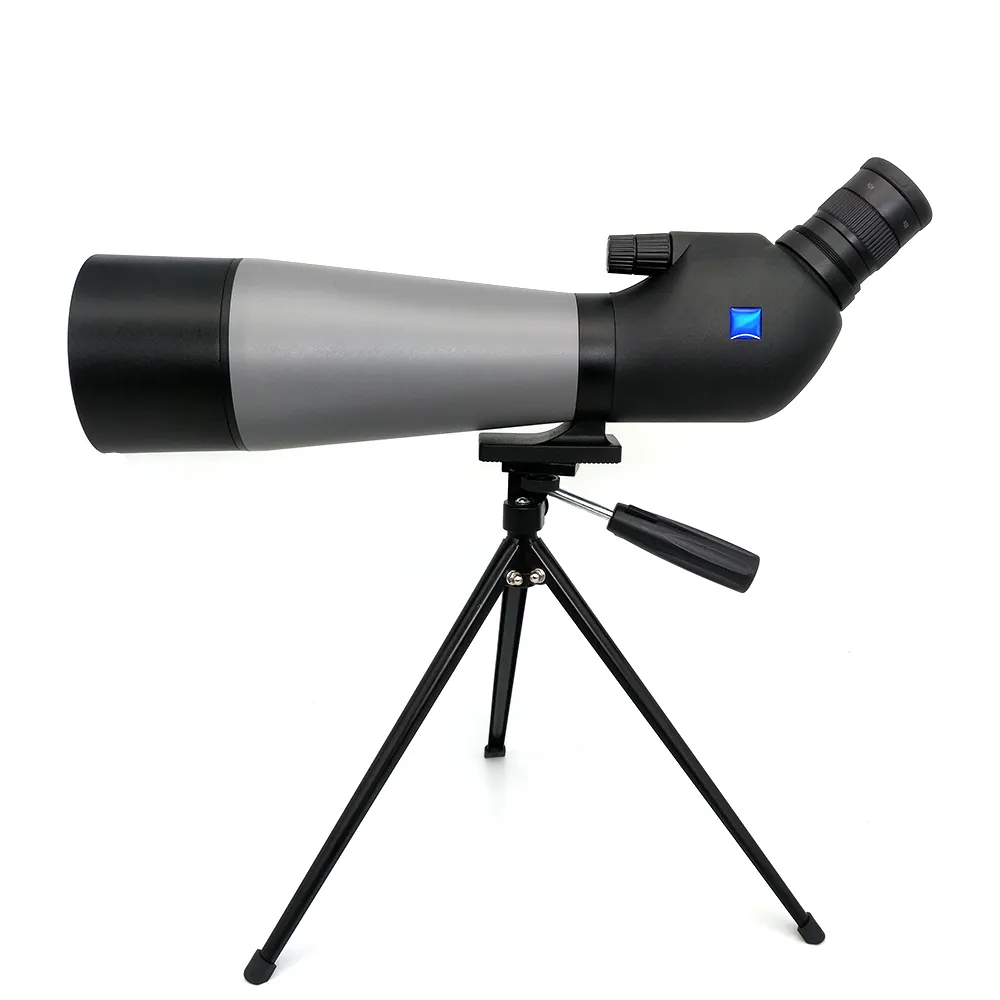 Harga pabrik taktis 20-60x80 spotting scope dengan zoom dan adpator telepon dan tripod