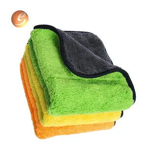 Nieuwste Beste Product In De Industrie Dubbelzijdige Auto Wassen Microfiber Handdoek Auto Schoonmaak Doek Microfiber Handdoek