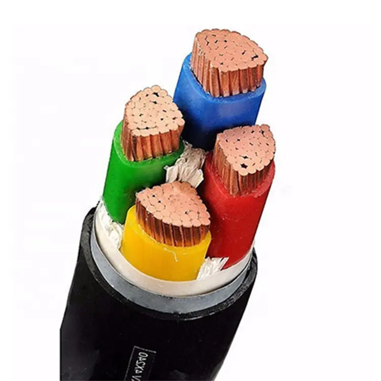 25ミリメートル35ミリメートル50ミリメートル70ミリメートル95ミリメートルUnderground Electrical 4 Core Armoured Power Cable 120ミリメートル