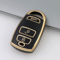 Coque de protection pour clé de voiture en TPU souple de qualité supérieure pour KIA hyundai Tucson SONATA Santa Fe Rohens coupé Cerato porte-clés sac porte-clés