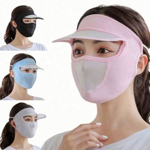 HIGH END Summer Ice Silk Eco-Friendly Nylon <b>Sunscreen</b> Ultraviolet-proof Breathable Customizable Fashion Silk Screen Printed Neck - Product Image 1