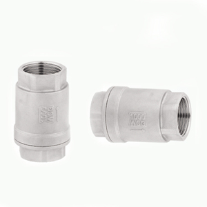 Válvula de Retención Vertical de Resorte de Acero Inoxidable 316 de 2 Piezas con Rosca NPT Tipo MM - Product Image 2