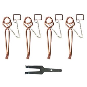 ほくろトラップ4つのプロ用トラップクランプ簡単な設置アンチほくろと効果的な害虫は庭からほくろをすばやく排除します - Product Image 3