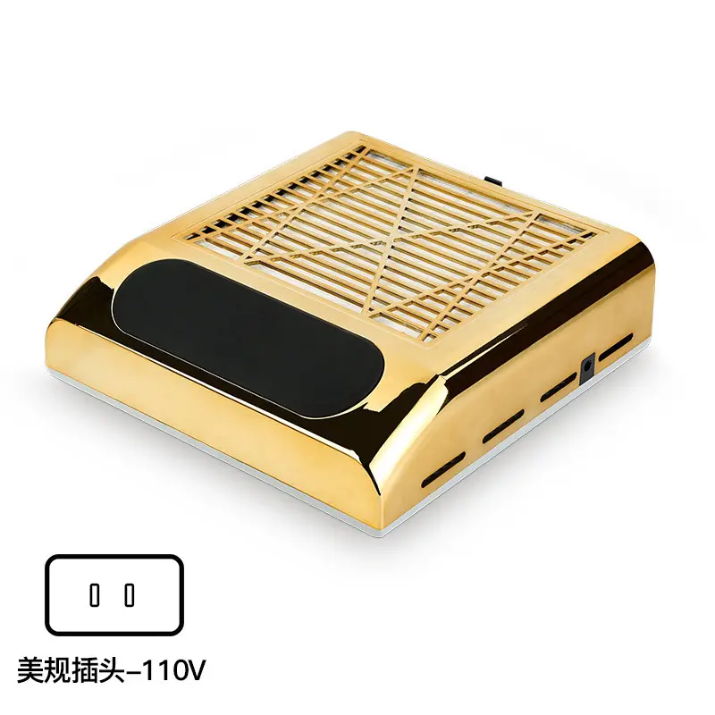 Aspiradora de uñas japonesa de alta potencia de 80W con almohadilla de mano 858-8 aspiradora de polvo de uñas de escritorio colector de polvo de tecnología de uñas