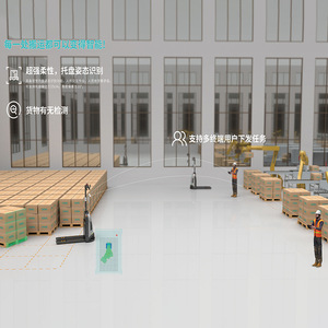 Mov Micro <b>Agv</b> Forklift 150Mm Fork Width Laser Obstacle Avoidance Electric Walking Pallet Truck Ready To Use - Product Image 4