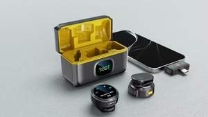 Microphone Lavalier sans Fil Professionnel en Métal à Col de Cygne pour <span class=keywords><strong>Enregistrement</strong></span> Vidéo <span class=keywords><strong>iPhone</strong></span> iPad, Interviews et Podcasts - Product Image 2