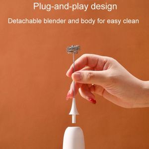 Fabrik Großhandels preis Schnur lose Hand milch-und Kaffees chäumer Haushalt Kleines Back misch werkzeug - Product Image 5