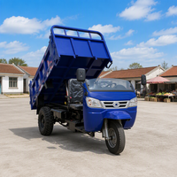 Tricycle agricole diesel à trois roues, véhicule utilitaire de transport de marchandises, tracteur à 3 roues, moto de transport de marchandises lourdes