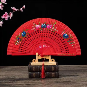 Khuyến Mại Tùy Chỉnh Số Lượng Nhỏ Gấp Hollow-Khắc Thiết Kế Gỗ Tay <span class=keywords><strong>Fan</strong></span> Cho Tổ Chức Sự Kiện Và Bên Quạt Tay - Product Image 1