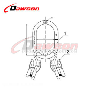 Dawson G100 DS1067ปลอม6-16มม. + ตะขอเกี่ยวแบบ G100 - Product Image 6