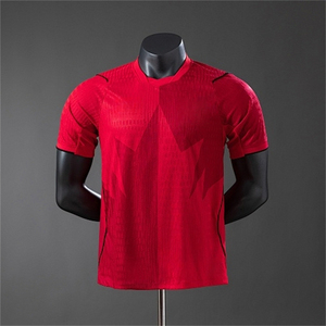 Nieuw Seizoen Retro Custom Sublimatie 100% Polyester Canada 2026 Thuisshirt Speler Versie Custom Style Voetbalshirt - Product Image 2