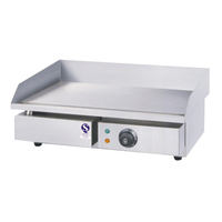 Plancha de barbacoa de alta calidad y alta potencia, mesa grande, plancha eléctrica Industrial eléctrica, placa plana