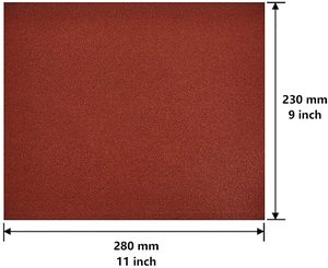 9x11-Inch 60 100, 120, 150, 220 granos papel de <span class=keywords><strong>lija</strong></span> para bloque de lijado y hoja de Sanders. - Product Image 3
