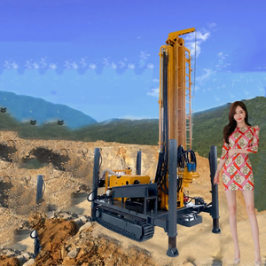 Plataforma de perforación de pozos de agua de pozo hidráulico de 200m Máquina de perforación portátil hidráulica de oruga de pozo de agua de 800m - Product Image 4